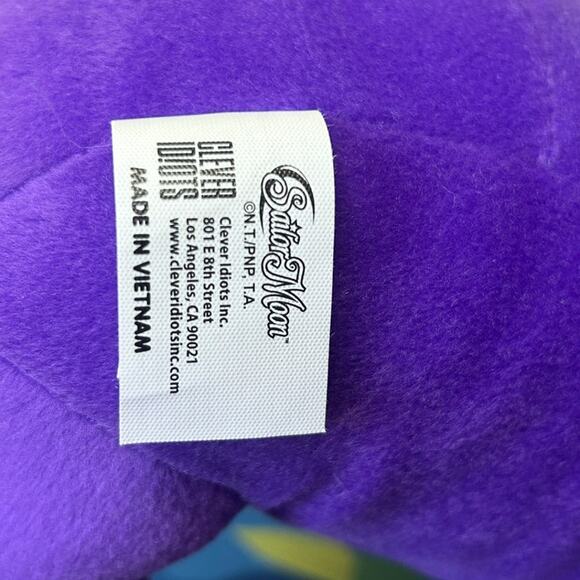 NEW Sailor Moon Luna Laying Down Purple Kitty Cat Plush Stuffed Animal Toy Doll - Picture 7 of 12